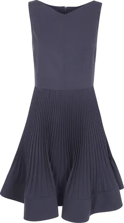 Emporio Armani Dress Pleated Ew005401.Te23169 Uc001 Black