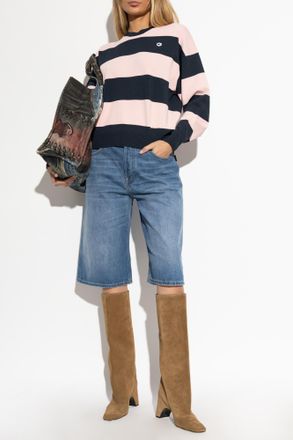 Haikure New Becky Denim Shorts, Womens, Blue