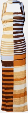 Cala de la Cruz Ornella striped midi dress