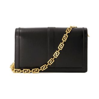 Versace Shoulder Bags, female, Black, Size: ONE SIZE Greca Goddess Mini Bag