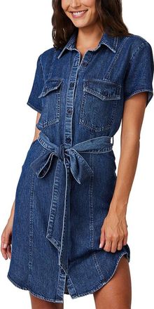 Bella Dahl Short Sleeve Seamed Shirt Dress