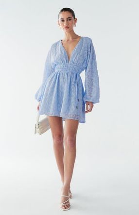 BWLDR Gracie Mini Dress in Pastel Blue at Nordstrom, Size 14