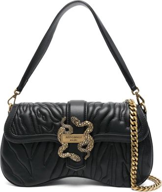 Just Cavalli Borsa a spalla trapuntata - Nero