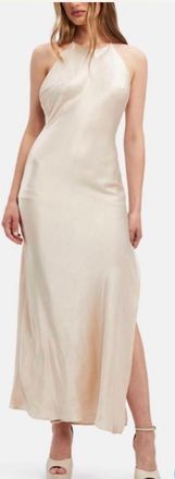 Bardot Boston Slip Dress In Champagne