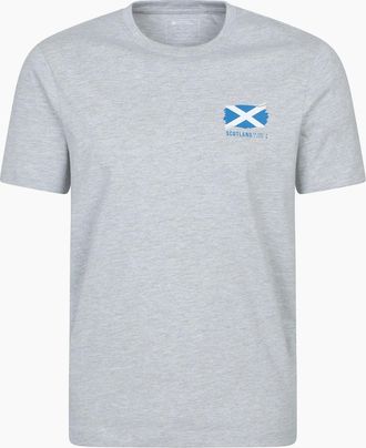 Mountain Warehouse Mens Mountain Warehouse Mens Scotland T-Shirt - Grey - Size: 42