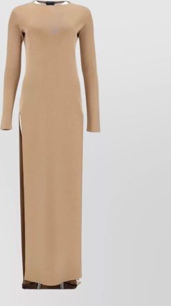 Tom Ford long sleeve crew neck ribbed dress