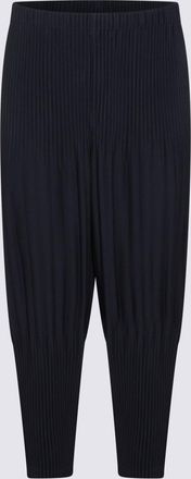 Homme Plissé Issey Miyake Trousers Blue And Green-Uomo