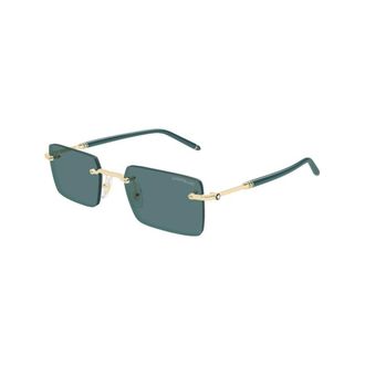 Montblanc Meisterst&uuml;ck Sunglasses - male - MONTBLANC - Sunglasses - Green - 53 MM - Accessories