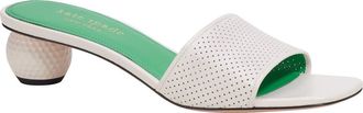 Kate Spade New York tee time kitten heel slide sandal in Cream at Nordstrom Rack, Size 6.5
