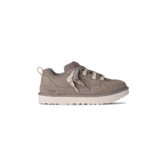 UGG Ugg, Schoenen, Heren, Grijs, 46 EU, Leer, Lo Lowmel Sneaker