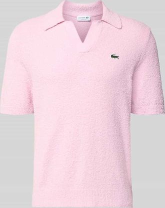 Lacoste Regular Fit Poloshirt aus Baumwoll-Mix in Rosa, Gr&ouml;&szlig;e XXXL