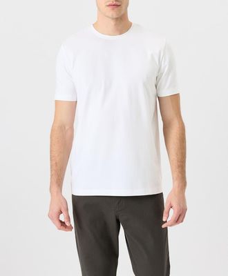 Pact Luxe Essential Classic Fit Crewneck Tee Made With Organic Cotton in White at Nordstrom, Size Xx-Large