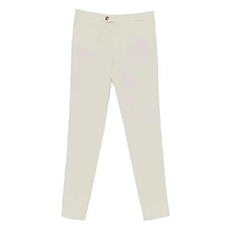Brunello Cucinelli Brunello Cucinelli, Chinos, male, Beige, Size: XL Straight-leg Trousers