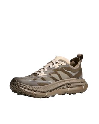 Hoka One One Mens Sneakers Mafate Speed 4 Lite Light Roast Roast-Oatmilk Upper: Textile Trainers Roast/oatmilk