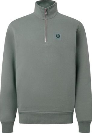 Belstaff Sudadera con cremallera de un cuarto - Sweatshirts & Hoodies - Hombre - Verde - XL