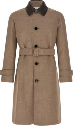 Lardini Le Origini Trenchcoat - Heren - Jas met riem - Beige - L - Wol - Jassen