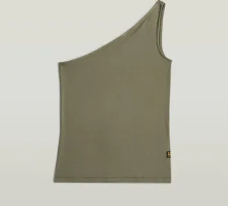 G-Star 2nd Skin One Shoulder T-Shirt - Bruin - Dames