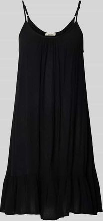 Shiwi Minikleid aus Viskose mit tiefem R&uuml;ckenausschnitt in Black, Gr&ouml;&szlig;e XL