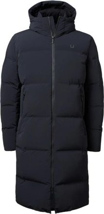 UBR Ultra Warme Zwarte Parka Jas - Heren - Dons jassen - Zwart - M - Leer - Jassen