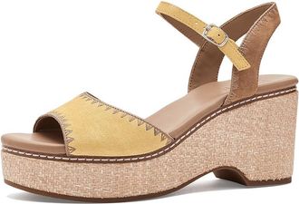 Naturalizer Della Womens Wedge Shoes Yellow : 7.5 W (C), Suede