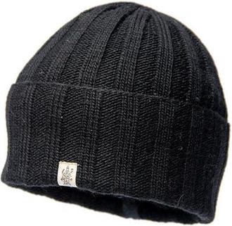 Nirvanna Designs Ribbed Beanie in Black at Nordstrom