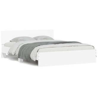 Berkfield Home Bed Frame without Mattress White 150x200 cm King Size