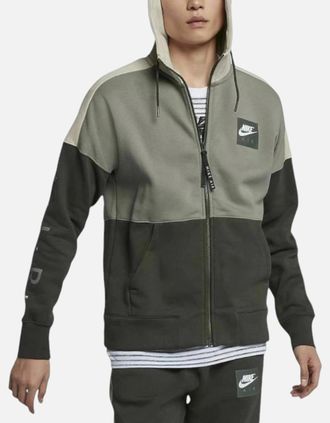 Nike Mens NIKE AIR Mens Full Tracksuits Full Zip Fleece Hoodie Jogger Gym Sportswear - Size: XL