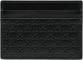 Off-white monogram leather cardholder - men - Leather - One Size - Black