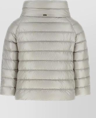 Herno quilted hooded cape