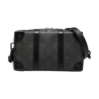 Louis Vuitton Pre-owned Monogram Eclipse Soft Trunk Wallet Crossbody - Dames - Pre-owned - Zwart - Maat: ONE Size