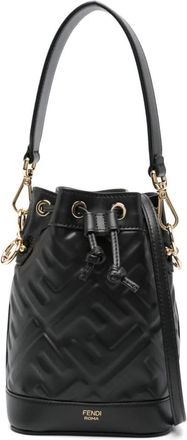 Fendi Black Mon Tresor Bucket Bag