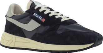 Autry Mens Reelwind Low Sneakers Wht-Blk Wht/blk