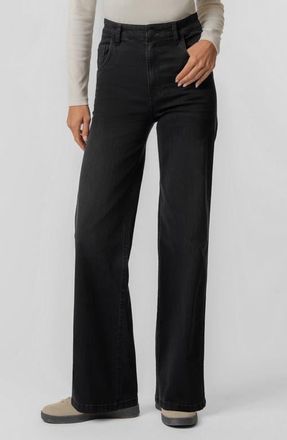 Kut from the Kloth Jodi Fab Ab High Waist Relaxed Straight Leg Jeans in Luscious at Nordstrom, Size 00