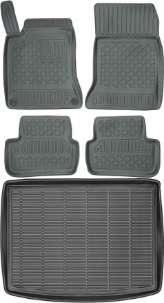OEM Juego De Alfombrillas Para Coche Y Maletero Para Mercedes Gla X156 Crossover (2013)