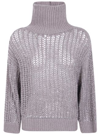 D.exterior D. EXTERIOR Sweater Short Sleeves Crystals