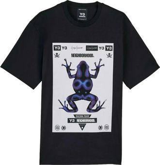 adidas Nbhd Graphic Tee - Heren - Sportshirts - Zwart - S - Katoen - Fitness