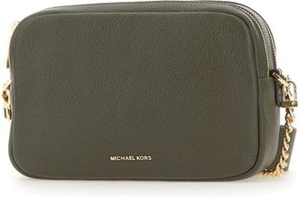Michael Kors Bryant Camera Bag - Dames - Schoudertassen - Groen - ONE Size - Leer - Tassen