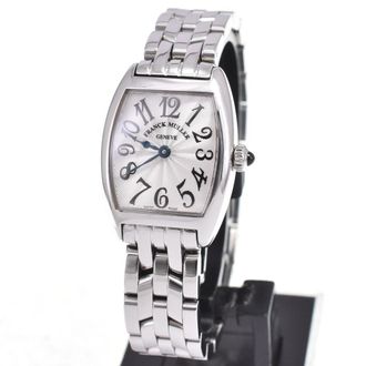 Franck Muller Cintree Curvex Quartz Stainless Steel Watch (Pre-Owned)