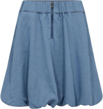 Co'Couture Rokken, Dames, Blauw, S, Katoen, Blauwe Ballon Rok