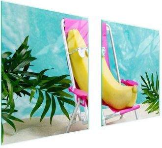 OEM Placa Protectora De Vidrio Para Estufa 85x52 Banana