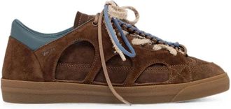 Santha Santha, Schoenen, Heren, Bruin, 45 EU, Leer, Love Park Sneaker