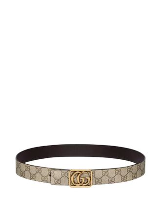 Gucci GG Marmont reversible belt - men - Leather/Polyurethane - 100 - Neutrals