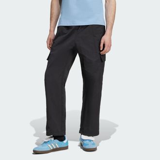 adidas Originals ADIDAS Originals Mens Adicolor Classics 3-Stripes Cargo Pants - Black Recycled Material - Size X-Large