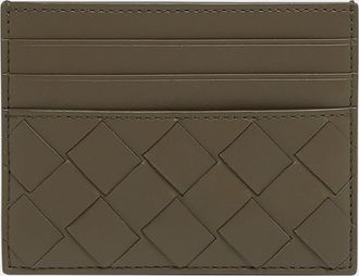 Bottega Veneta Mens Intrecciato 15 Leather Card Holder