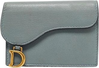Dior Pre-owned Wallets, female, Blue, Size: ONE SIZE Pre-owned Vintage Wallet