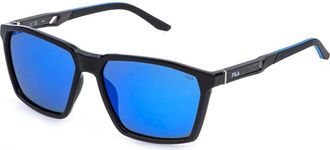 Fila SFIA07 Z42P Mens Sunglasses Black Size 59