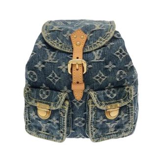 Louis Vuitton Pre-owned Zaino Monogram Denim - - Pre-owned - Donna - Blu - ONE SIZE