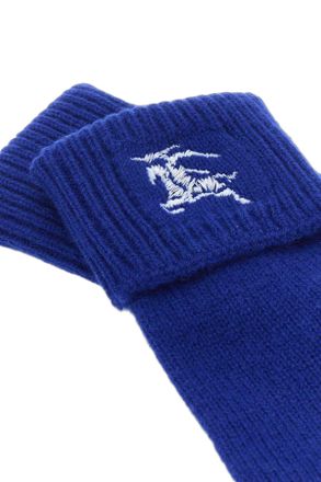 Burberry Cashmere-Nylon Gloves - Blue