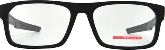 Prada Demo Rectangular Mens Eyeglasses PS 08OV DG01O1 57