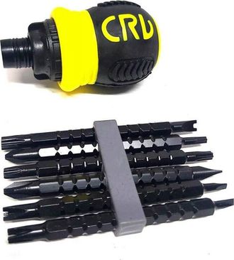 Trade Shop Trade Shop - Set Cacciavite A Cricchetto 13 In 1 Multifunzione Inserti Punte Magnetiche 07359